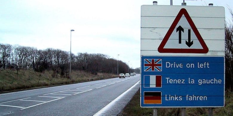 Driving On The Left In England